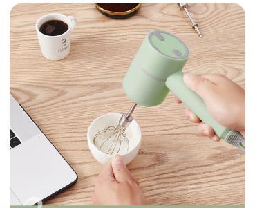 360Home Kabelloser elektrischer Schneebesen + zerkleinerer